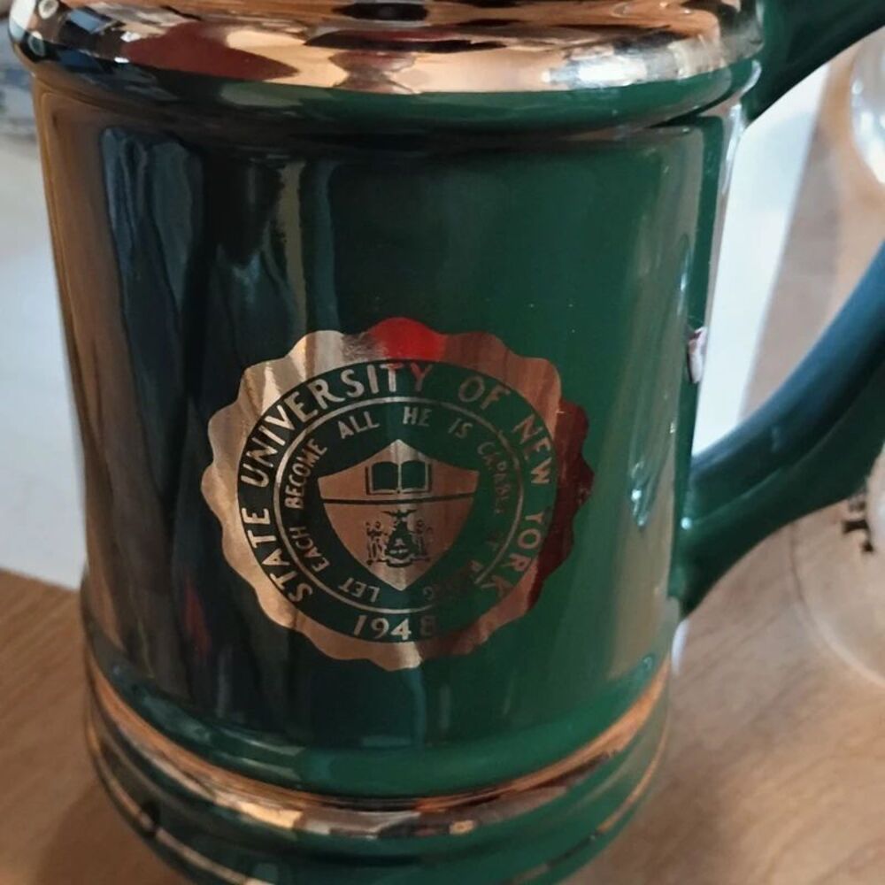 Vintage beer mug new York State University 1948